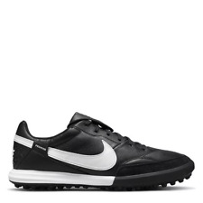 NIKE Mens Black & White Premier 3 Astro Turf Trainers UK 6 NEW