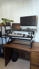 Hydraulic Sit-Stand Desk-top Workstation