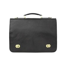 Visconti Leather Mens Briefcase Satchel Shoulder bag Brand New 41 x 31cm