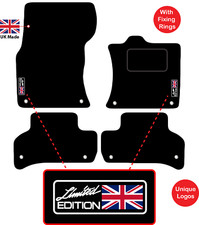 Tailored Car Floor Mats fits Jaguar XE 2015 onwards Unique Logos Fixing Eyelets