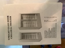 Commercial Freezer Large Upright Glass Door Display