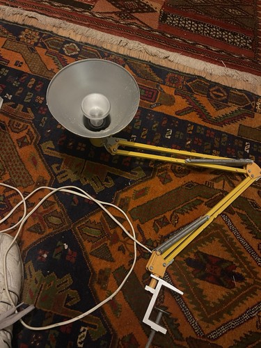 Vintage anglepoise lamp yellow - lamp,