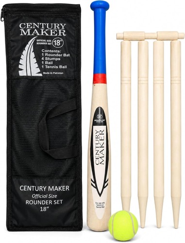 Piece wooden rounders set - piece,