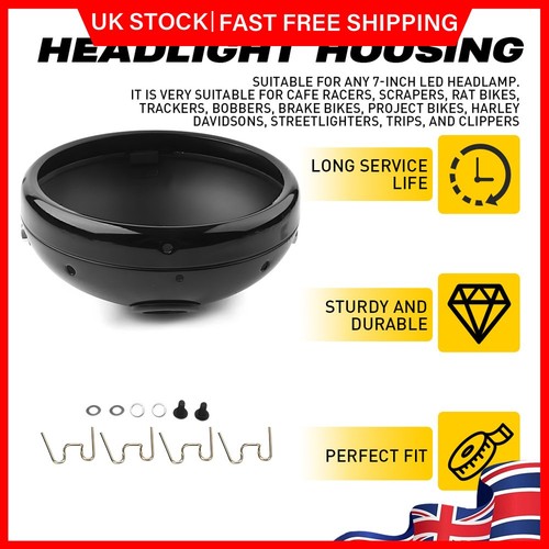 Motorcycle headlight - 7",