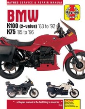 BMW K100 & 75 2–valve Models (83 – 96) Haynes Repair Manual Haynes Publishi