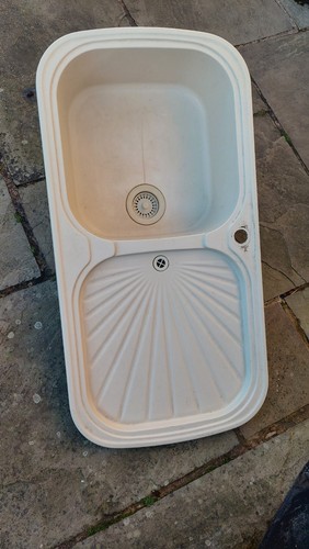 Cream composite sink - cream,