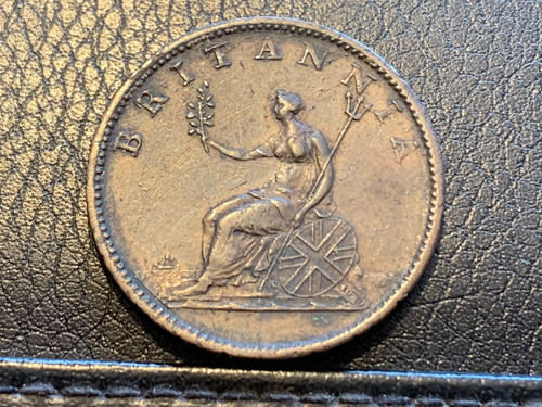 1806 george 3rd halfpenny - 3rd, nice