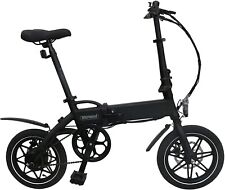 Whirlwind C4 Folding Electric city Bike Light weight 250W-Pedal assisted - Black