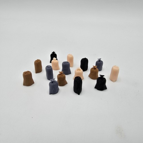 Scale coal sacks bags - 1/76, oo