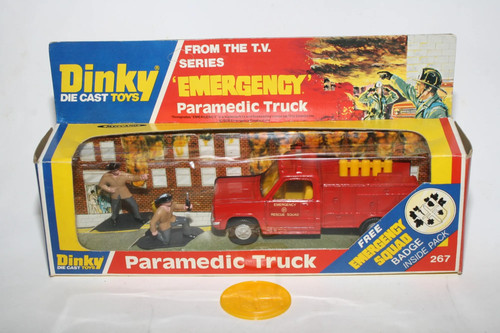 Dinky 267 emergency tv - dinky, "emergency"