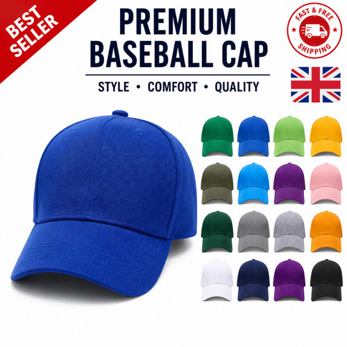 Plain baseball cotton - plain,