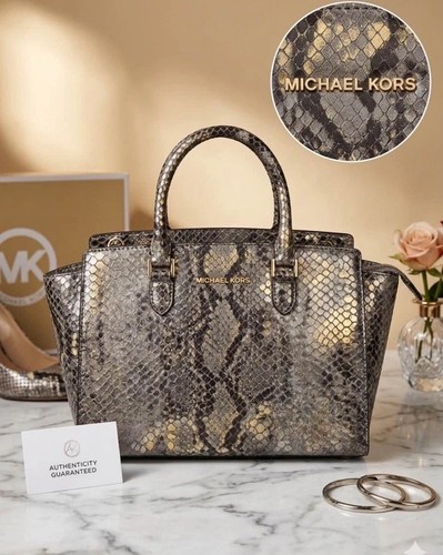 Michael kors selma sand python - kors,