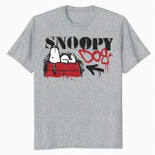 Peanuts Snoopy Dog House Cool 90s Urban Street Graffiti Official Men's T-Shirt