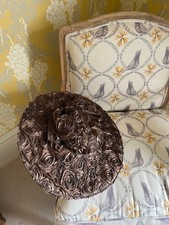 Exquisite Fischers Sinamy Bronze Rose Wide Brim Hat/Fascinator RRP £110. BNWT