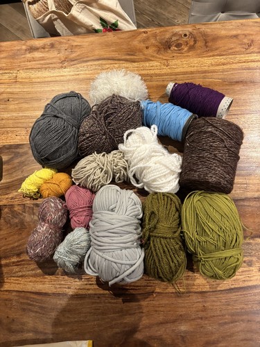 Chunky yarn joblot mixed - joblot,