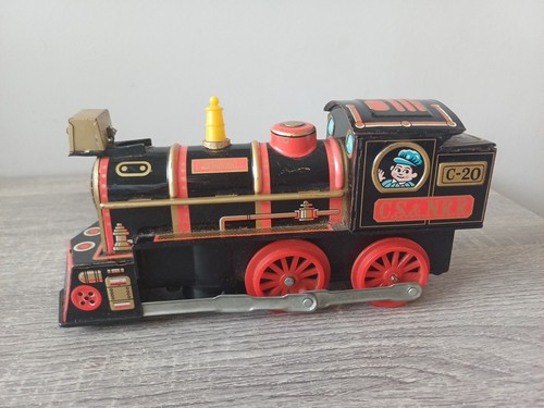 Vintage tinplate toy train - vintage,