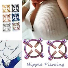 1 Pair Nipple Ring Shield