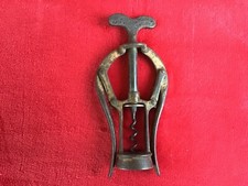 Antique 1888 Patent JAMES HEELEY & SONS A1 Double Lever Bronze Painted Corkscrew