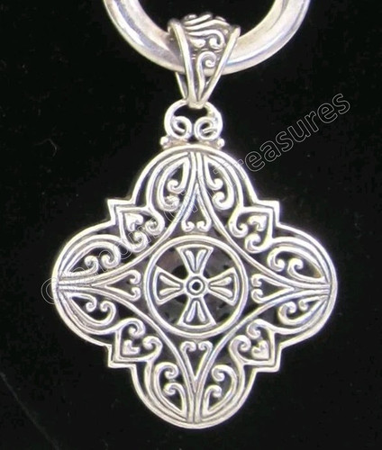 Sterling silver large ornate - sterling,