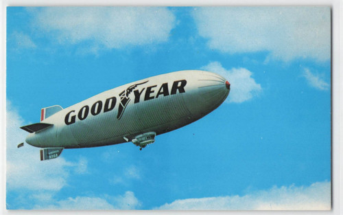 Aviation postcard goodyear - postcard,