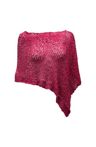 Womens boho crochet poncho - womens,