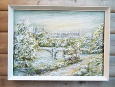 Vintage framed oil painting