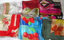 Vintage scarf x 6 collection includes St Michael, Jane Shilton, made in Japan