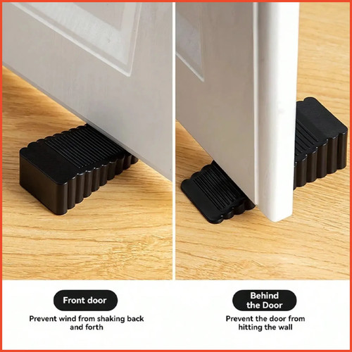 Silicone door stopper - silicone, wedge