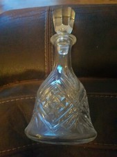 Cut Glass Decanter 28cm high.whiskey.wine.brandy.VGC.Sale.xmas.drink