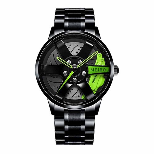 Mens quartz watch - watch,, wheel