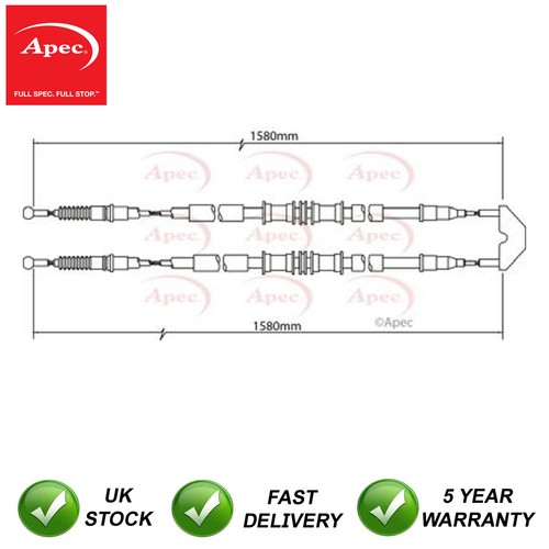 Hand brake cable rear apec - hand,