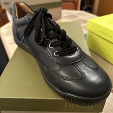 Hotter clovelly Black Leather