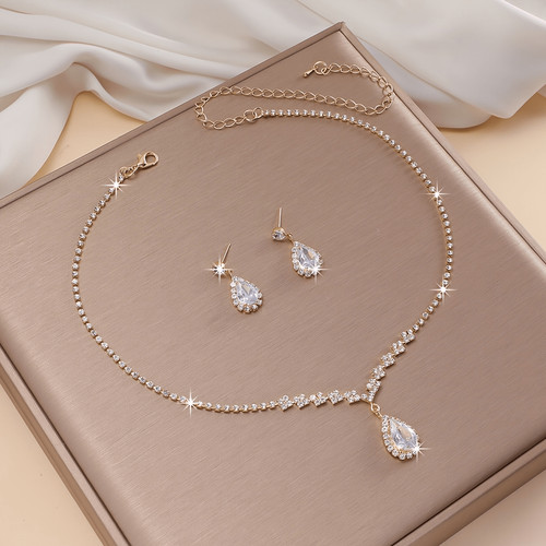 Elegant necklace and - elegant, earring