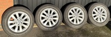 VW 16” Alloy wheels x 4 205 65 R16 Tyres Only covered 450 miles like original  