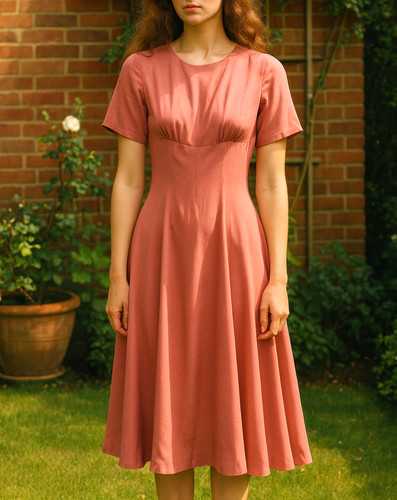 Vintage laura ashley silk midi - vintage,