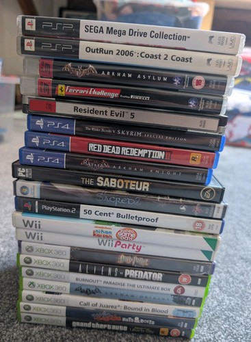 Mixed games bundle - games, job