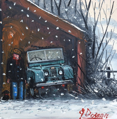 James downie original oil - james,