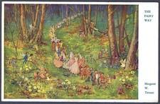 The Fairy Way - art postcard by Margaret Tarrant