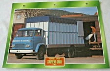 Trucks Maxi Card FlatBeds & Tippers - 1967 Saviem SM8