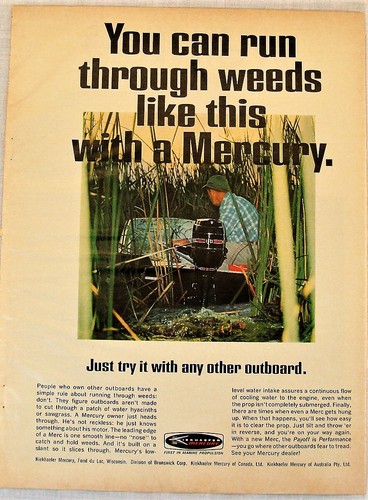Vtg 1968 mercury outboard - 1968,