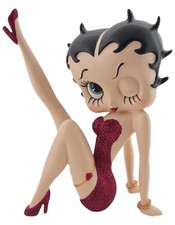 Betty boop leg red glitter - betty,