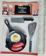 3+ Kitchen Toy Chef Cooking Set Frying Pan Accessories Toy Gift