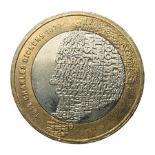 2012 UK £2 Charles Dickens