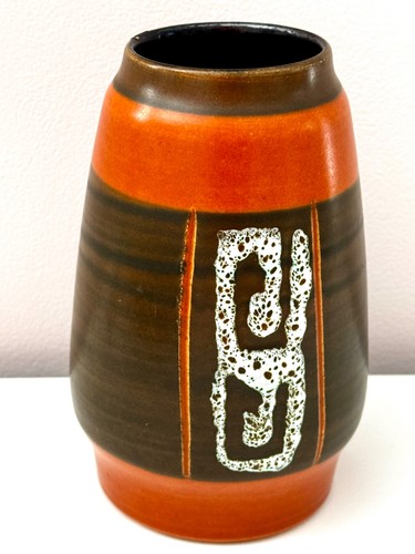 Retro orange brown bay - orange, brown,