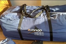 Vango Tigris 400Xl Tent With Carpet Ground Sheet Canopy Wind Break