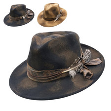 Faded Vintage Fedora Hat