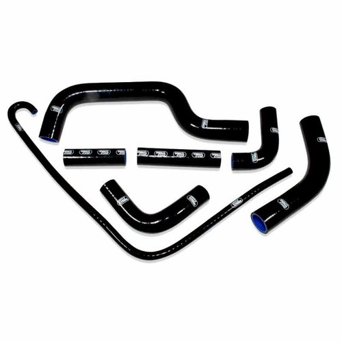 Black samco silicon rad hoses - samco,
