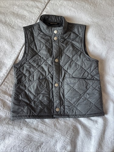 Boys grey padded barbour - grey,