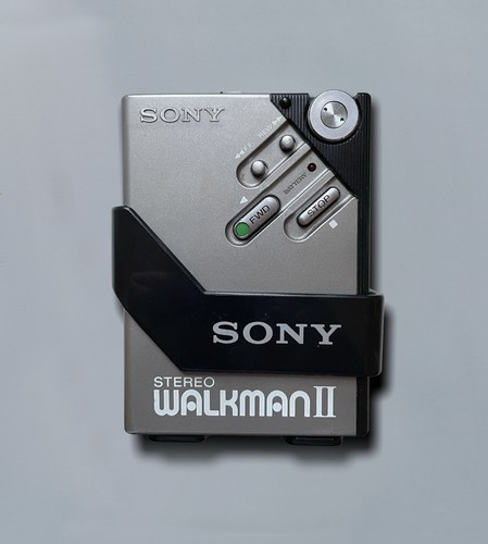 Sony walkman with belt - walkman, wm-2