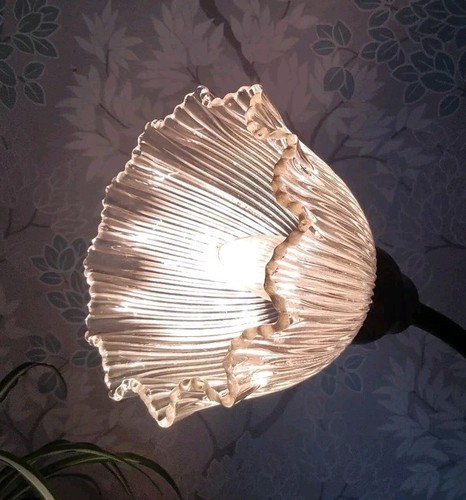 Holophane bell ribbed glass - holophane,